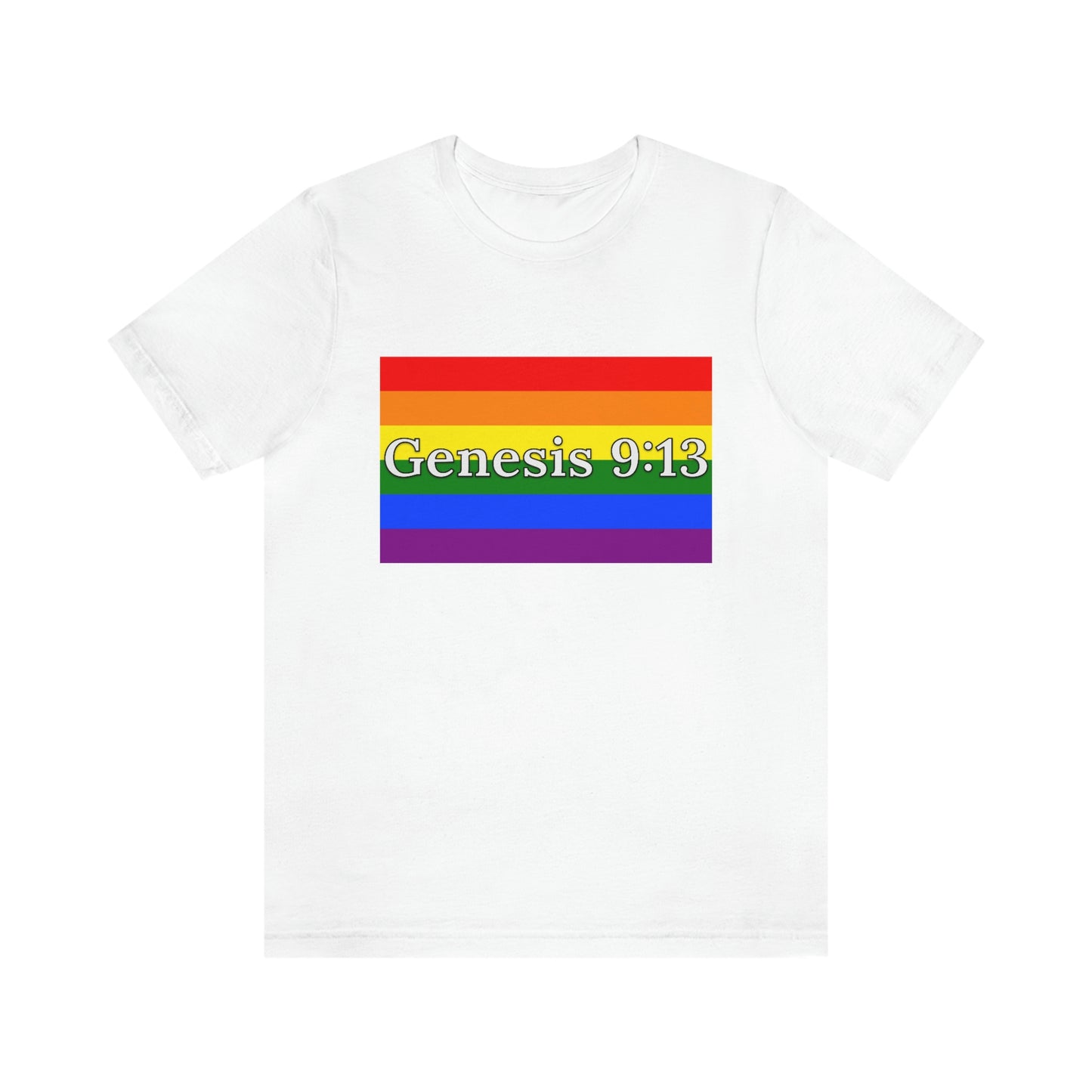 Genesis 9:13 Rainbow Men's T-Shirt