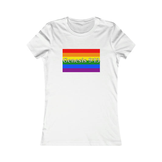 Genesis 9:13 Rainbow Women's T-Shirt