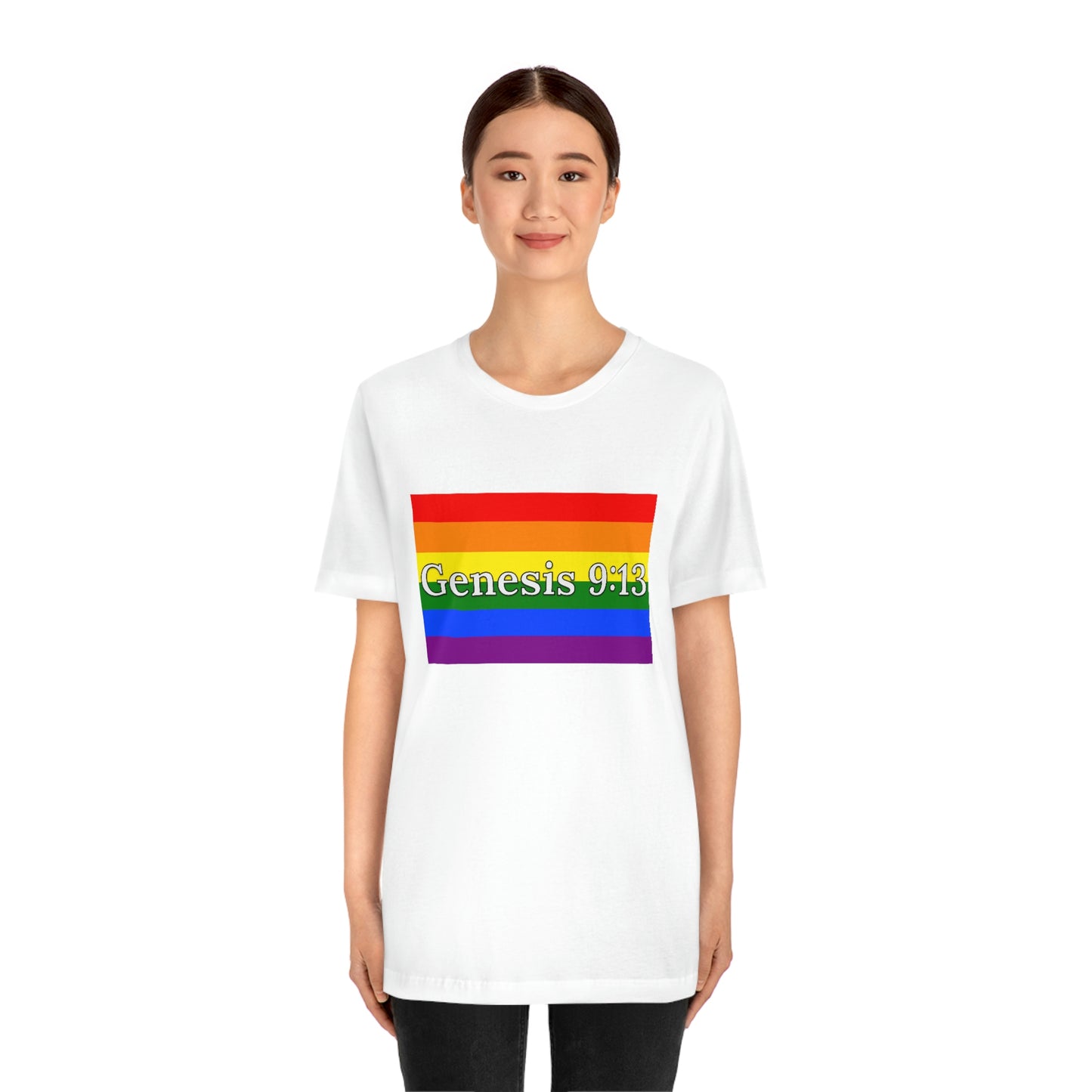 Genesis 9:13 Rainbow Men's T-Shirt